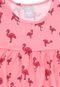 Vestido Hering Kids Flamingo Rosa - Marca Hering Kids