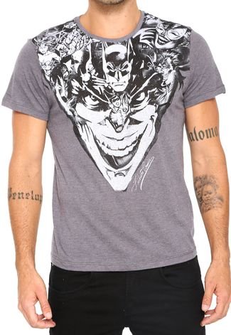 Camiseta Fashion Comics Batman Cinza