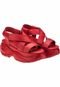 Sandália Plataforma GiGil Vermelha - Marca Gigil