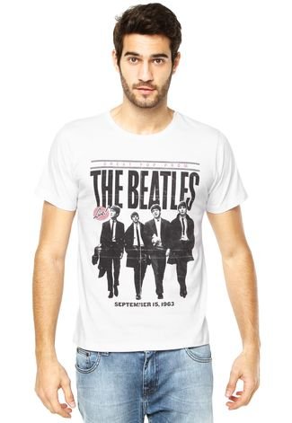 Camiseta bandUP! The Beatles Branca