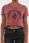 Camiseta Volcom Ringer Vermelha - Marca Volcom