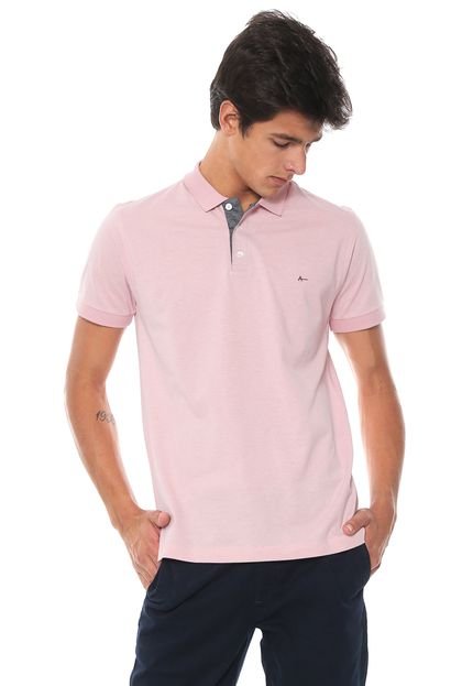 Camisa Polo Aramis Reta Lisa Rosa - Marca Aramis