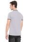 Camisa Polo Colcci Reta Faixas Cinza - Marca Colcci