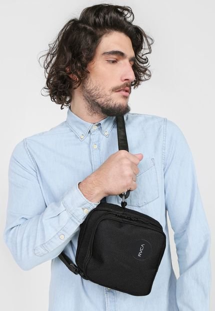 Bolsa Rvca Shoulder Bag Utility Pouch Preta - Marca RVCA