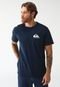 Camiseta Quiksilver Reta Logo Azul-Marinho - Marca Quiksilver