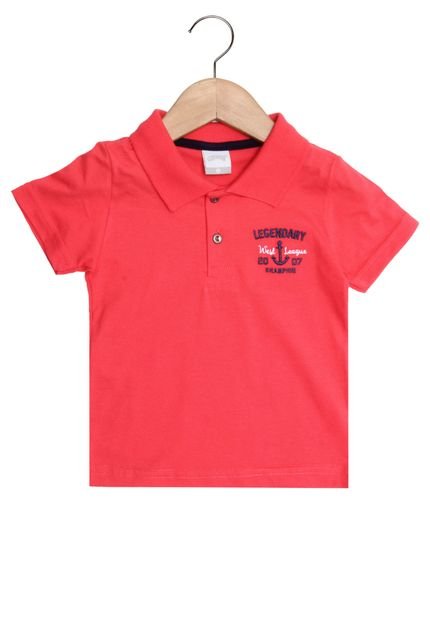 Camisa Polo Alakazoo Menino Vermelho - Marca Alakazoo