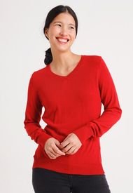 Sweater DeFacto Rojo - Calce Regular
