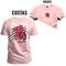 Camiseta Plus Size Unissex Algodão Estampada Premium Confortável Urso Beer Frente e Costas - Rosa - Marca Nexstar
