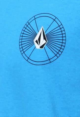 Camiseta Volcom Space Time Azul