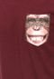 Camiseta Manga Curta Blunt Monkey Pocket Vinho - Marca Blunt