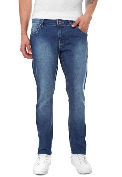 Calça Jeans Volcom Slim 2x4 True Azul - Marca Volcom
