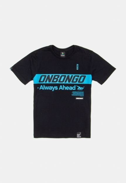 Camiseta Onbongo Juvenil Estampada Preta - Marca Onbongo