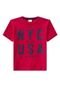 Conjunto Menino Bermuda   Camiseta Milon Vermelho - Marca Milon