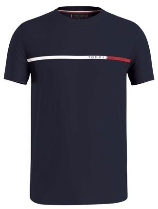 T-Shirt Menino Global Stripe Flag Tommy Hilfiger Azul Marinho -  KB0KB07602.38