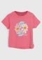 Camiseta Infantil Hering Kids Floral Rosa - Marca Hering Kids