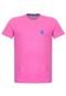 Camiseta FiveBlu Bordado Rosa - Marca FiveBlu