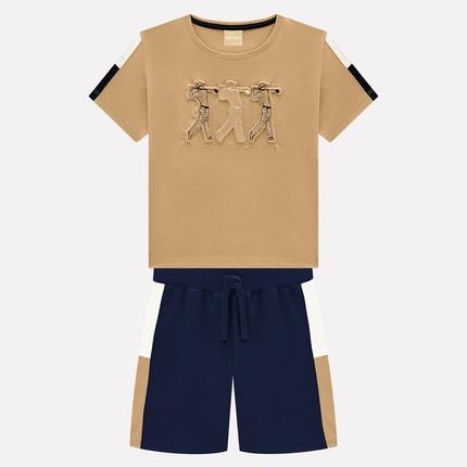 Conjunto Infantil Menino Milon Marrom - Marca Milon