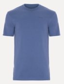 Camiseta Calvin Klein Jeans Masculina Dark New Logo Azul Índigo - Marca Calvin Klein