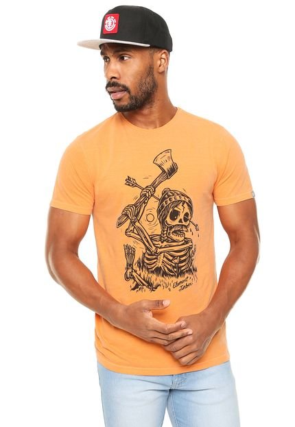 Camiseta Element Grounded Laranja - Marca Element