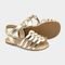 Sandália Infantil Bibi Mini Me Dourada 1102347 20 - Marca Calçados Bibi