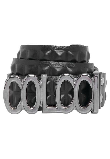 Cinto Colcci Rebites Preto - Marca Colcci