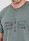 Camiseta Masculina Estonada com Estampa - Marca Hangar 33