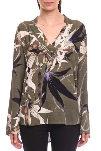 Blusa Forum Estampada Verde - Marca Forum