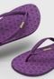 Chinelo Dumond Monograma Roxo - Marca Dumond