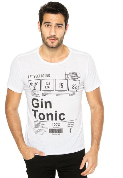 Camiseta Sergio K Gin Tonic Branca - Marca Sergio K