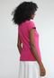Camiseta Polo Wear Bordado Rosa - Marca Polo Wear