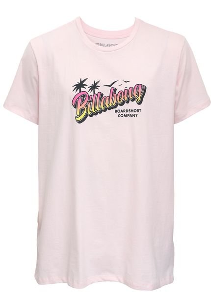 Camiseta Billabong Beachin Rosa - Marca Billabong