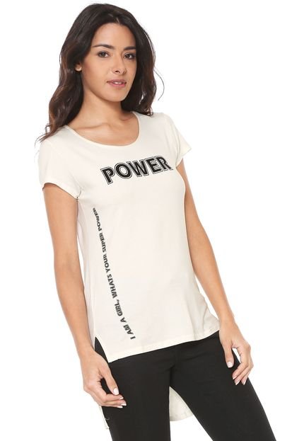 Blusa Rovitex Power Girl Off-white - Marca Rovitex
