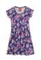 Vestido Tricae Floral Roxo - Marca Tricae