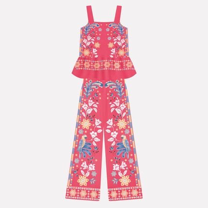 Conjunto Infantil Menina Nanai Rosa - Marca Nanai