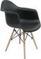 Cadeira DAR Wood Eames Preto Byartdesign - Marca ByartDesign