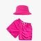 Kit Short Polo State Mauricinho com Chapeu Pink - Marca Polo State