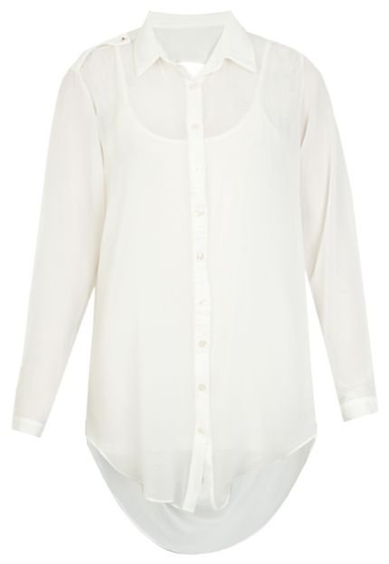 Camisa Colcci Loose Style Off-white - Marca Colcci