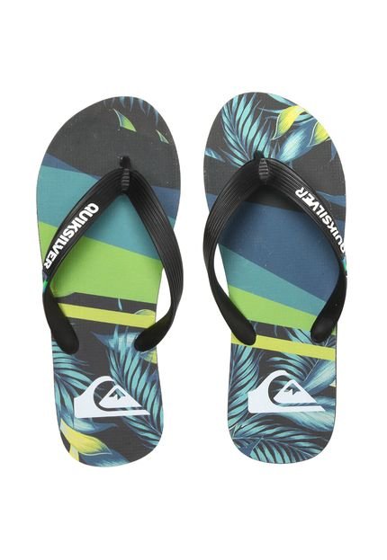 Chinelo Quiksilver Molokai Slash Print Preto - Marca Quiksilver