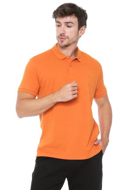 Camisa Polo Aramis Reta Logo Laranja - Marca Aramis