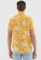Camisa Hering Reta Floral Amarela - Marca Hering