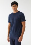 Camiseta Dudalina Reta Logo Azul-Marinho - Marca Dudalina