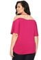 Blusa Cativa Plus Size Detalhe Tule Rosa - Marca Cativa Plus