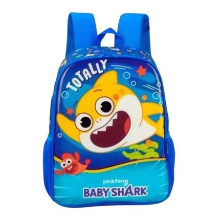 Mochila Luxcel Baby Shark 39011  Azul - Marca Luxcel