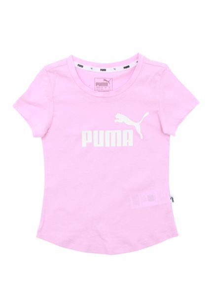 Camiseta Puma Menino Frontal Rosa - Marca Puma