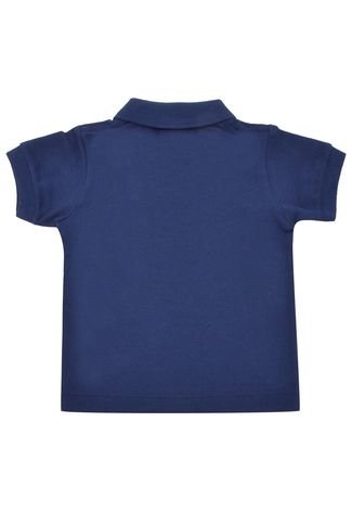 Camisa Polo Lacoste Kids Menino Azul