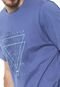 Camiseta WG Leaf Azul - Marca WG Surf