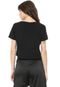 Blusa Cropped Ellus 2ND Floor Block Preta - Marca 2ND Floor