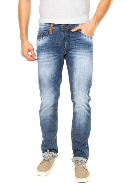 Calça Jeans Triton Reta Gilson Azul - Marca Triton