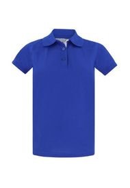 Camiseta Tipo Polo Para Mujer Azul Rey Hamer Fondo Entero