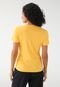 Camiseta adidas Performance Slim 3 Stripes Amarela - Marca adidas Performance